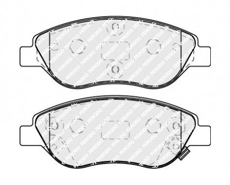 Bromsbeläggssats, skivbroms PREMIER ECO FRICTION FDB5138 Ferodo, bild 2