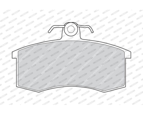 Bromsbeläggssats, skivbroms PREMIER ECO FRICTION FDB527 Ferodo, bild 3