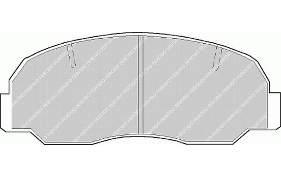 Bromsbeläggssats, skivbroms PREMIER ECO FRICTION FDB532 Ferodo