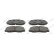 Bromsbeläggssats, skivbroms PREMIER ECO FRICTION FDB532 Ferodo, miniatyr 3