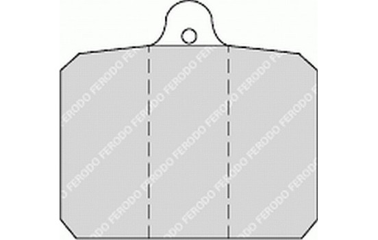 Bromsbeläggssats, skivbroms PREMIER ECO FRICTION FDB55 Ferodo, bild 2