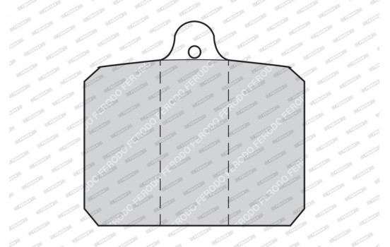 Bromsbeläggssats, skivbroms PREMIER ECO FRICTION FDB55 Ferodo, bild 4