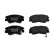 Bromsbeläggssats, skivbroms PREMIER ECO FRICTION FDB556 Ferodo, miniatyr 4