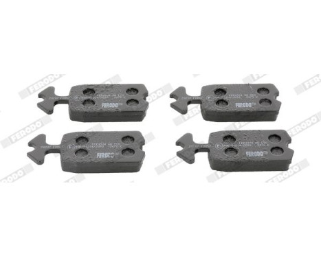 Bromsbeläggssats, skivbroms PREMIER ECO FRICTION FDB57B Ferodo, bild 2