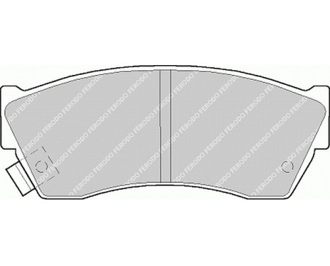 Bromsbeläggssats, skivbroms PREMIER ECO FRICTION FDB588 Ferodo, bild 2