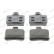 Bromsbeläggssats, skivbroms PREMIER ECO FRICTION FDB615 Ferodo, miniatyr 2