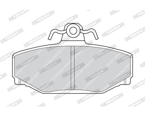 Bromsbeläggssats, skivbroms PREMIER ECO FRICTION FDB676 Ferodo, bild 3
