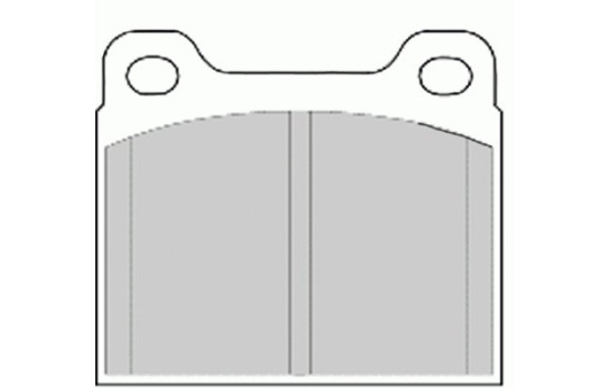 Bromsbeläggssats, skivbroms PREMIER ECO FRICTION FDB704 Ferodo, bild 2