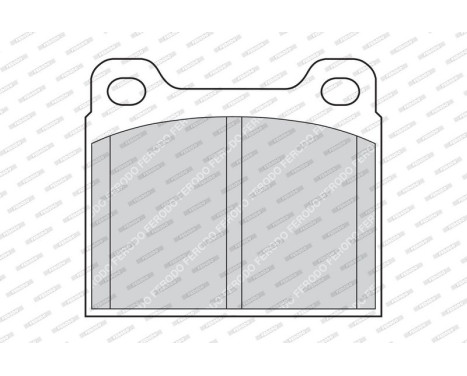 Bromsbeläggssats, skivbroms PREMIER ECO FRICTION FDB704 Ferodo, bild 5