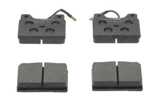 Bromsbeläggssats, skivbroms PREMIER ECO FRICTION FDB71 Ferodo, bild 2