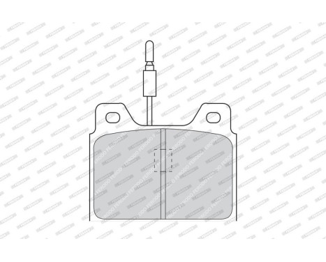Bromsbeläggssats, skivbroms PREMIER ECO FRICTION FDB71 Ferodo, bild 3