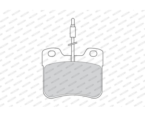 Bromsbeläggssats, skivbroms PREMIER ECO FRICTION FDB745 Ferodo, bild 2