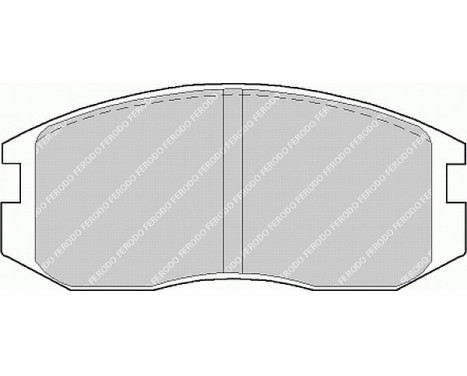 Bromsbeläggssats, skivbroms PREMIER ECO FRICTION FDB759 Ferodo, bild 2