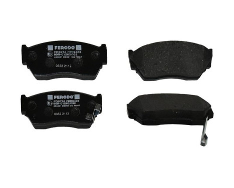 Bromsbeläggssats, skivbroms PREMIER ECO FRICTION FDB763 Ferodo, bild 3