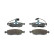 Bromsbeläggssats, skivbroms PREMIER ECO FRICTION FDB766 Ferodo, miniatyr 3