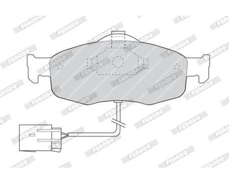 Bromsbeläggssats, skivbroms PREMIER ECO FRICTION FDB766 Ferodo, bild 4