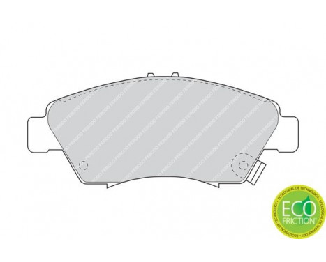 Bromsbeläggssats, skivbroms PREMIER ECO FRICTION FDB776 Ferodo, bild 2