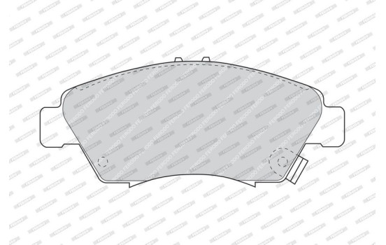 Bromsbeläggssats, skivbroms PREMIER ECO FRICTION FDB776 Ferodo, bild 3
