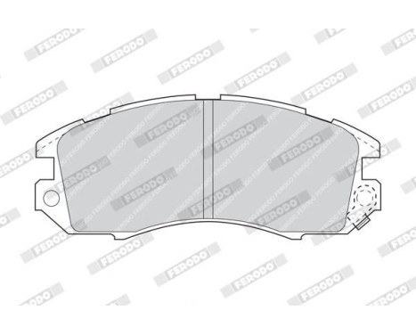 Bromsbeläggssats, skivbroms PREMIER ECO FRICTION FDB789 Ferodo, bild 3