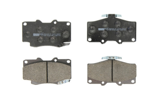 Bromsbeläggssats, skivbroms PREMIER ECO FRICTION FDB797 Ferodo