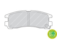 Bromsbeläggssats, skivbroms PREMIER ECO FRICTION FDB803 Ferodo
