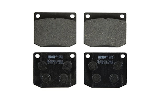 Bromsbeläggssats, skivbroms PREMIER ECO FRICTION FDB818 Ferodo