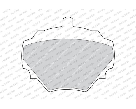Bromsbeläggssats, skivbroms PREMIER ECO FRICTION FDB844 Ferodo, bild 4