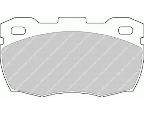 Bromsbeläggssats, skivbroms PREMIER ECO FRICTION FDB871 Ferodo, bild 2