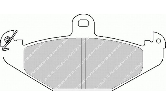 Bromsbeläggssats, skivbroms PREMIER ECO FRICTION FDB878 Ferodo, bild 2