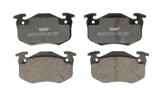 Bromsbeläggssats, skivbroms PREMIER ECO FRICTION FDB881 Ferodo