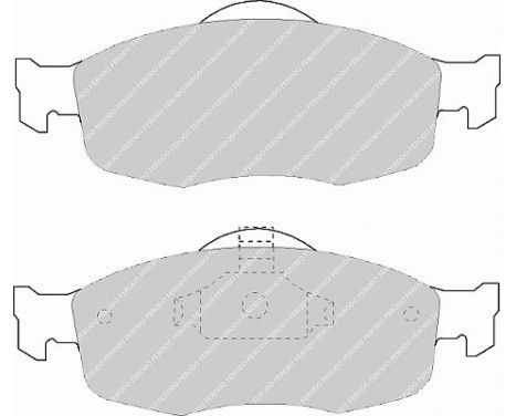 Bromsbeläggssats, skivbroms PREMIER ECO FRICTION FDB884 Ferodo, bild 2
