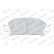 Bromsbeläggssats, skivbroms PREMIER ECO FRICTION FDB928 Ferodo, miniatyr 4