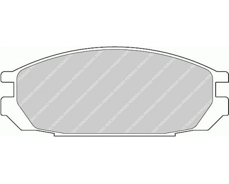 Bromsbeläggssats, skivbroms PREMIER ECO FRICTION FDB937 Ferodo, bild 2