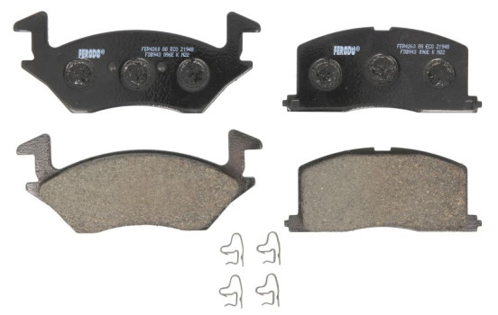 Bromsbeläggssats, skivbroms PREMIER ECO FRICTION FDB943 Ferodo