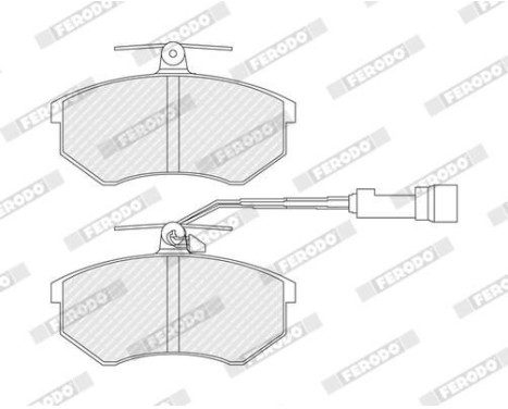 Bromsbeläggssats, skivbroms PREMIER ECO FRICTION FDB954 Ferodo, bild 3
