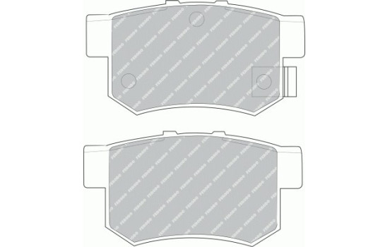Bromsbeläggssats, skivbroms PREMIER ECO FRICTION FDB956 Ferodo, bild 2