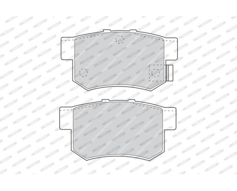 Bromsbeläggssats, skivbroms PREMIER ECO FRICTION FDB956 Ferodo, bild 4