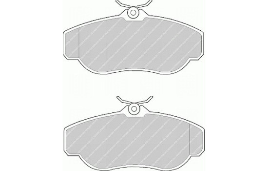 Bromsbeläggssats, skivbroms PREMIER ECO FRICTION FDB980 Ferodo