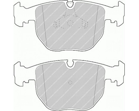 Bromsbeläggssats, skivbroms PREMIER ECO FRICTION FDB997 Ferodo, bild 2