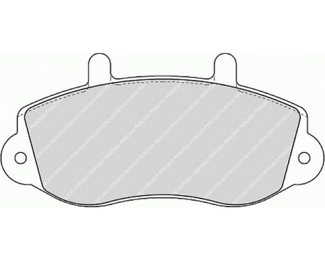 Bromsbeläggssats, skivbroms PREMIER ECO FRICTION FVR1292 Ferodo, bild 2