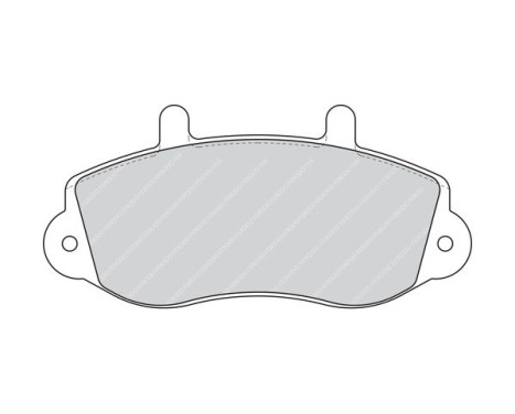 Bromsbeläggssats, skivbroms PREMIER ECO FRICTION FVR1292 Ferodo, bild 3