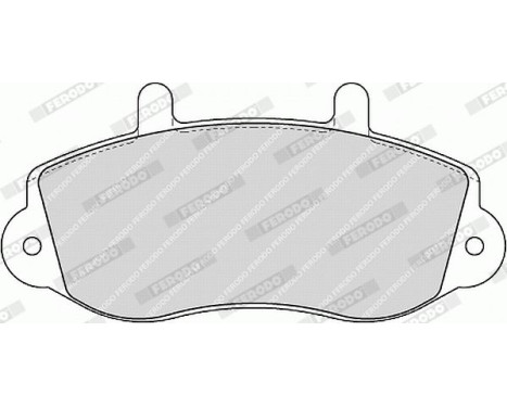 Bromsbeläggssats, skivbroms PREMIER ECO FRICTION FVR1292 Ferodo, bild 5