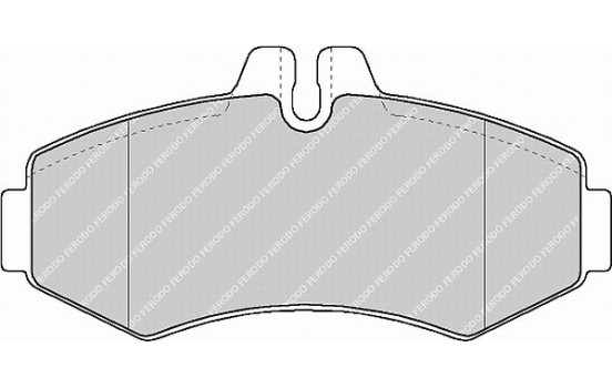 Bromsbeläggssats, skivbroms PREMIER ECO FRICTION FVR1304 Ferodo, bild 2