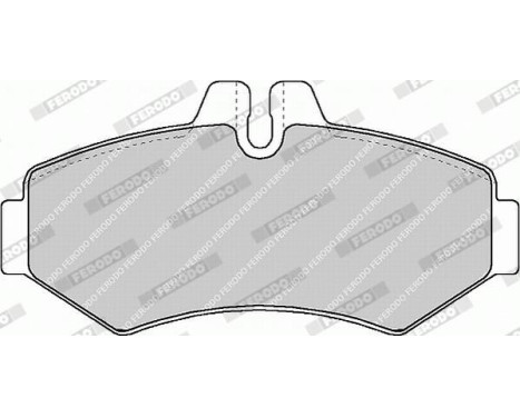 Bromsbeläggssats, skivbroms PREMIER ECO FRICTION FVR1306 Ferodo, bild 5