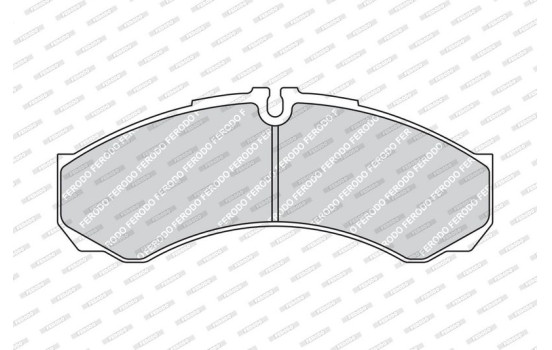 Bromsbeläggssats, skivbroms PREMIER ECO FRICTION FVR1315 Ferodo, bild 3