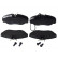 Bromsbeläggssats, skivbroms PREMIER ECO FRICTION FVR1396 Ferodo