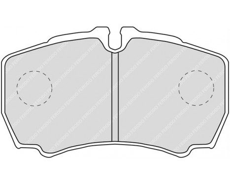 Bromsbeläggssats, skivbroms PREMIER ECO FRICTION FVR1405 Ferodo