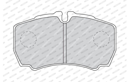 Bromsbeläggssats, skivbroms PREMIER ECO FRICTION FVR1405 Ferodo, bild 3