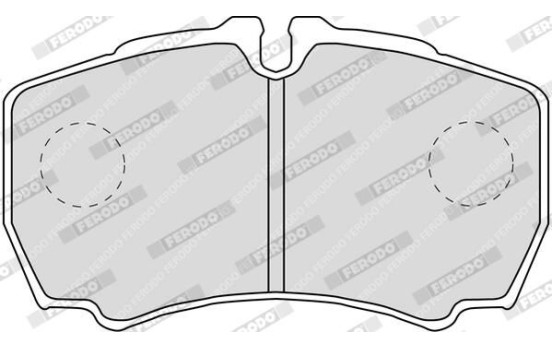Bromsbeläggssats, skivbroms PREMIER ECO FRICTION FVR1405 Ferodo, bild 4