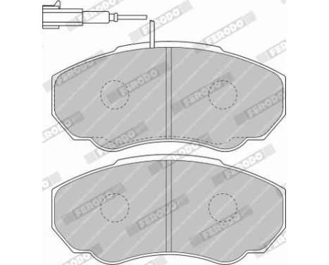 Bromsbeläggssats, skivbroms PREMIER ECO FRICTION FVR1478 Ferodo, bild 5